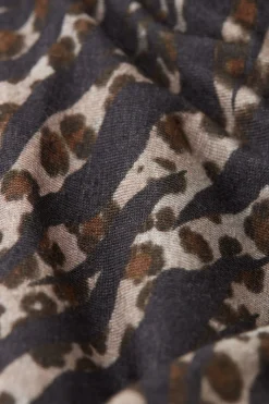 Maglia Manica Lunga Modal Ultralight con Cashmere Stampata