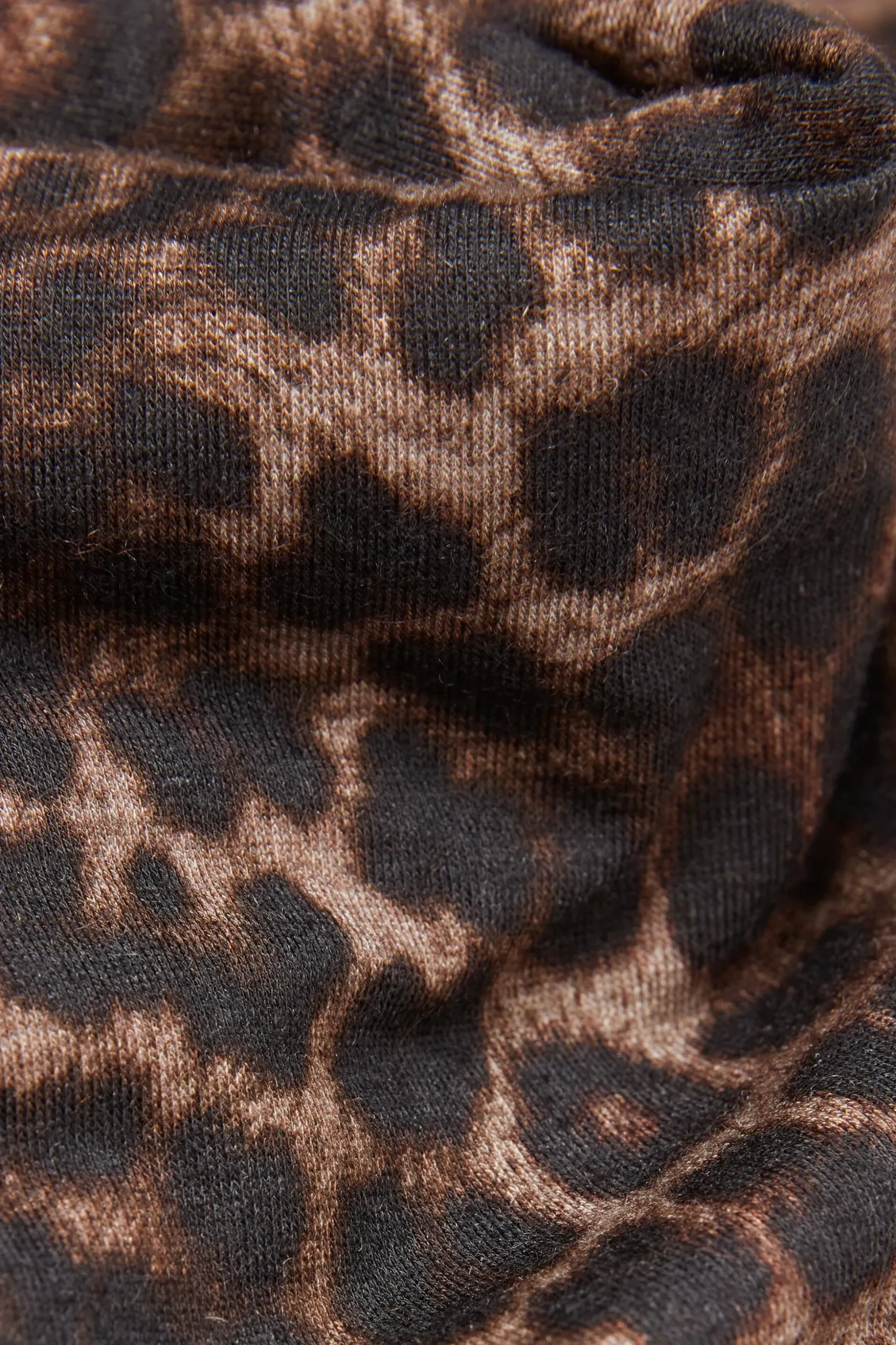 Maglia Manica Lunga Modal Ultralight con Cashmere Luxurious Leopard