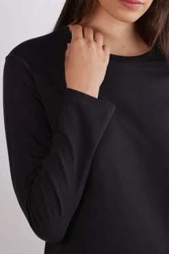 Maglia Oversize a Manica Lunga in Cotone Superior