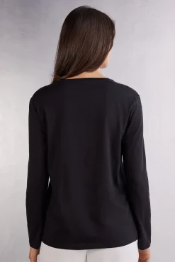 Maglia Oversize a Manica Lunga in Cotone Superior
