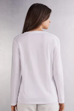 Maglia Oversize a Manica Lunga in Cotone Superior