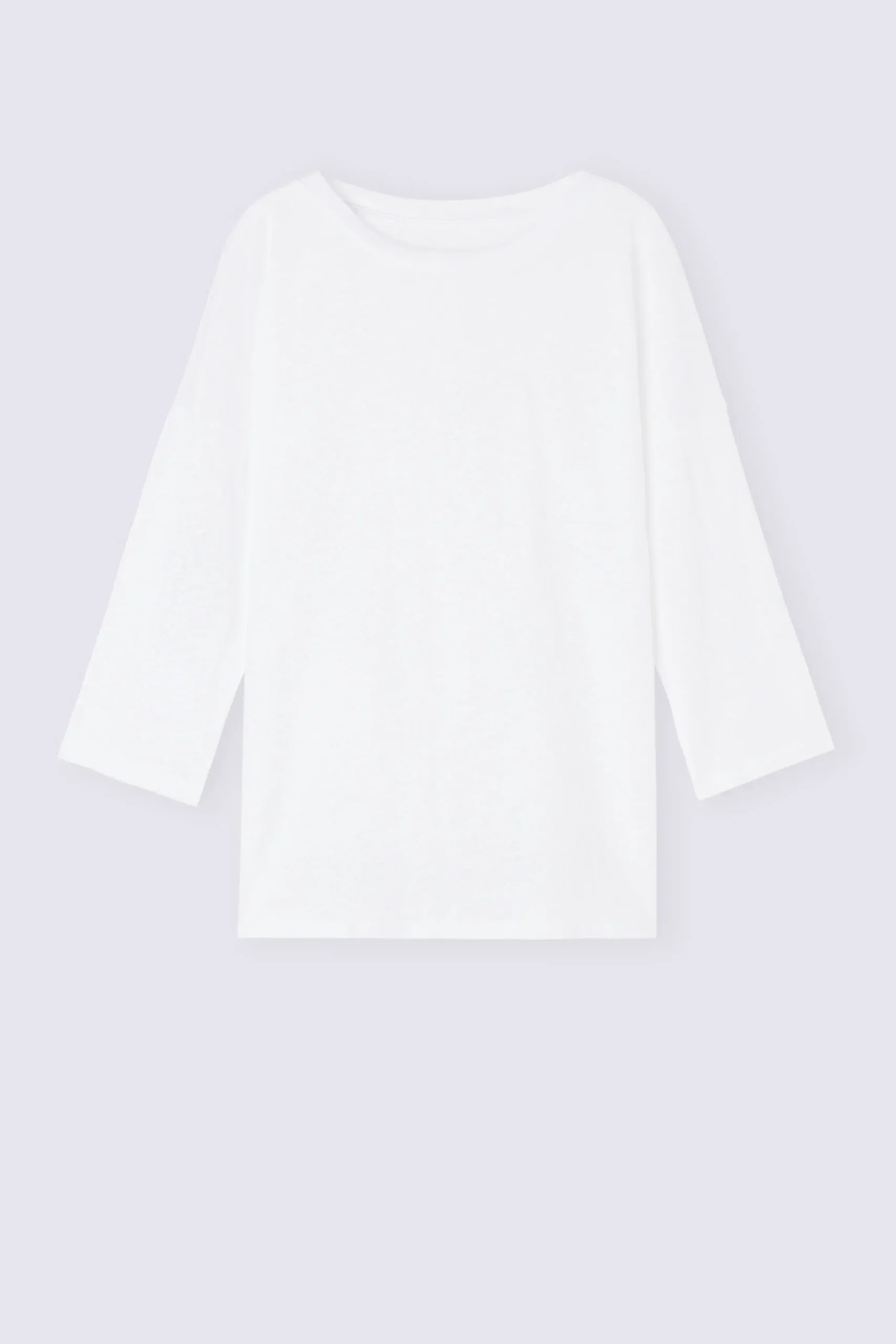 Maglia Scollo a Barchetta in Lino