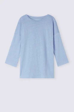 Maglia Scollo a Barchetta in Lino