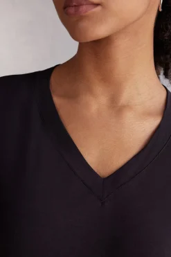 Maglia Scollo a V in Fresh Bamboo