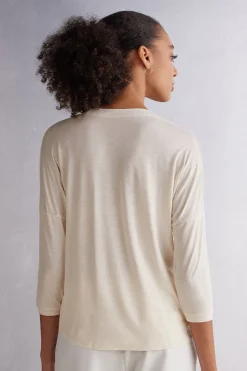 Maglia Scollo a V in Fresh Bamboo