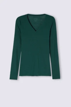 Maglia Scollo a V in Modal Ultralight con Cashmere