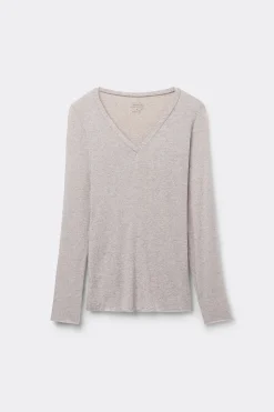Maglia Scollo a V in Modal Ultralight con Cashmere