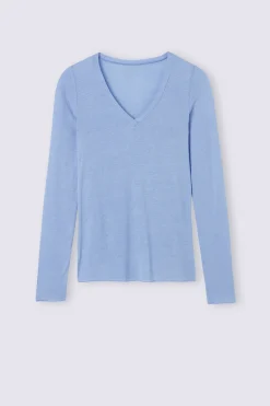 Maglia Scollo a V in Modal Ultralight con Cashmere