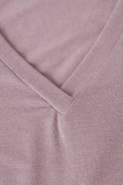 Maglia Scollo a V in Modal Ultralight con Cashmere