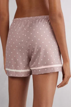 Pantaloncini Cotone Soft Pois