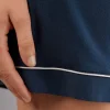 Pantaloncino in Modal con Profili a Contrasto