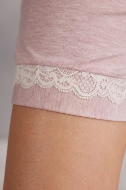 Pantaloncino in Modal con Dettagli in Pizzo