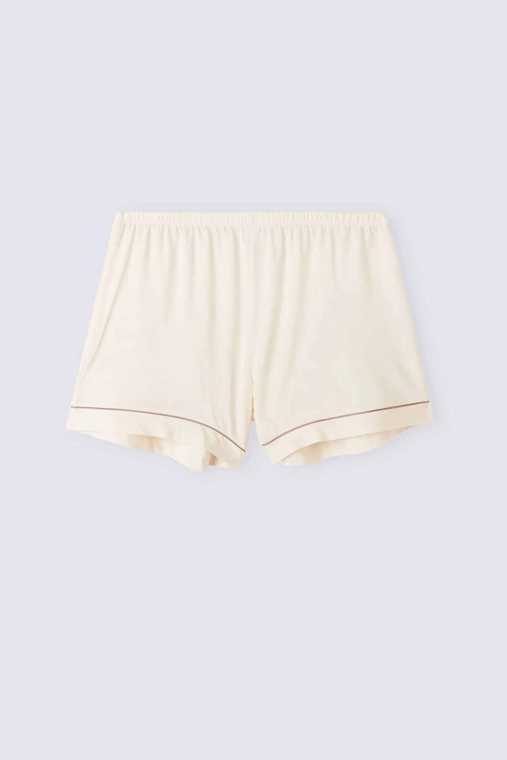 Pantaloncino in Modal con Profili a Contrasto