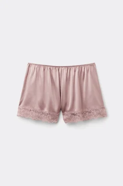 Pantaloncino in Seta con Pizzo