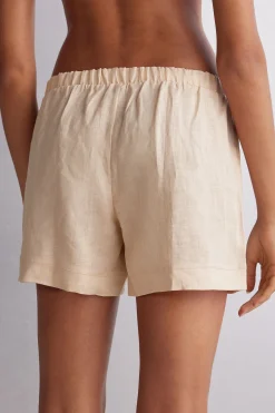 Pantaloncino in Tela di Lino