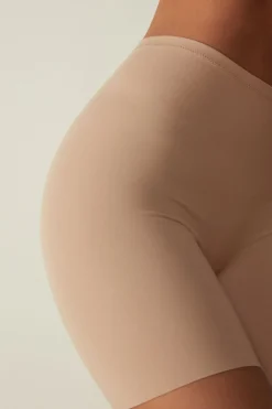 Pantaloncino Senza Cuciture in Cotone Taglio vivo