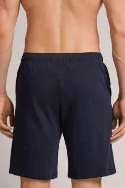 Pantalone Corto in Cotone con Nervatura