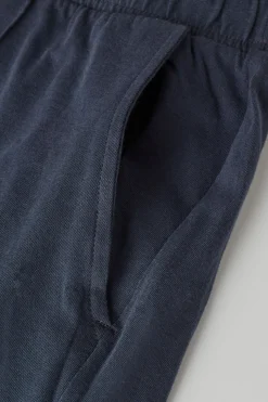 Pantalone Corto in Cotone con Nervatura