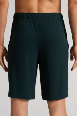 Pantalone Corto Piquet in Soft Silk