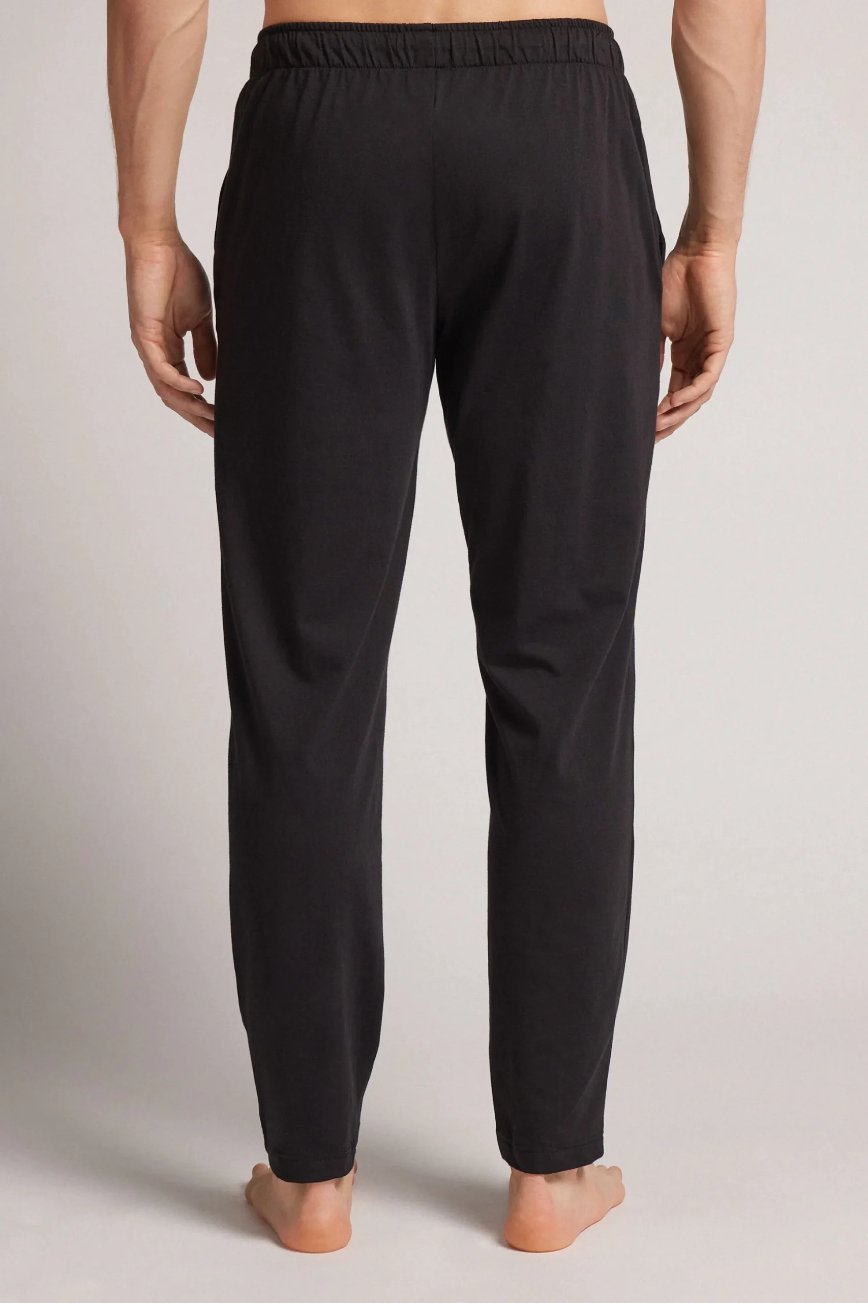 Pantalone Lungo in Cotone con Nervatura