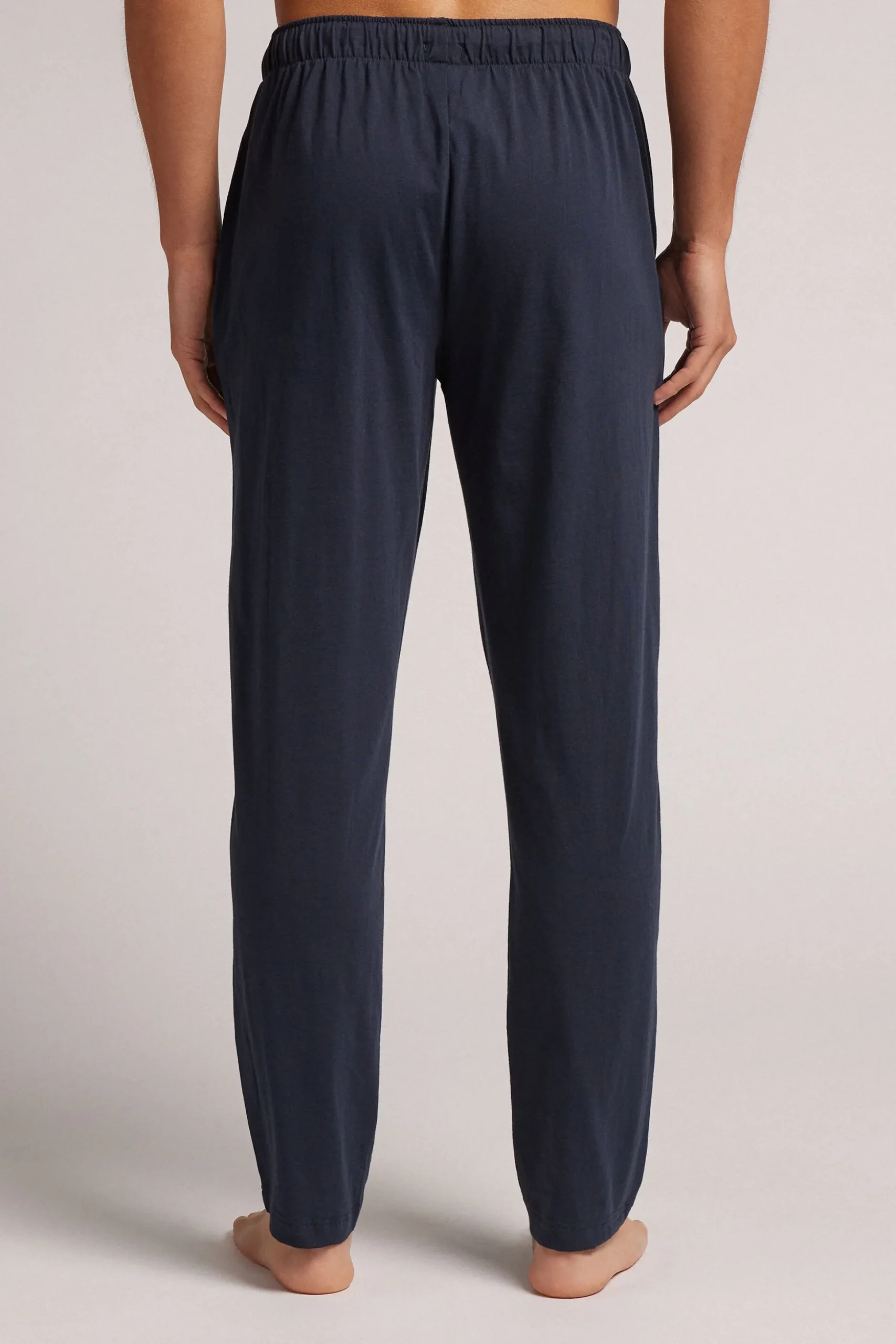 Pantalone Lungo in Cotone con Nervatura