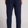 Pantalone Lungo in Felpa di Cotone con Nervatura