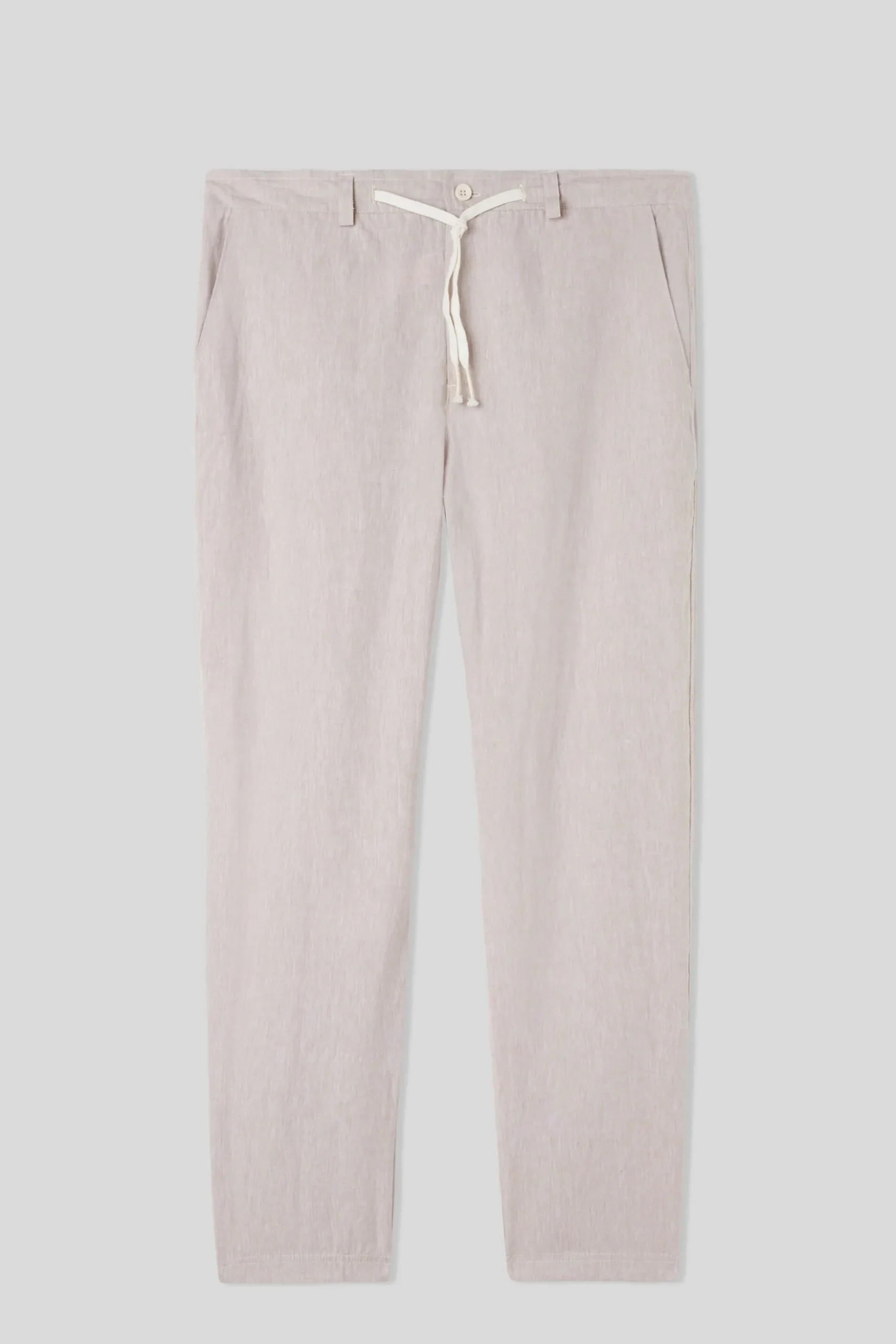 Pantalone Lungo in Lino e Cotone