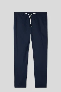 Pantalone Lungo in Lino e Cotone