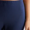 Pantalone Lungo in Modal con Balza Pretty Flowers