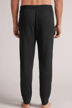 Pantalone lungo in modal/cashmere