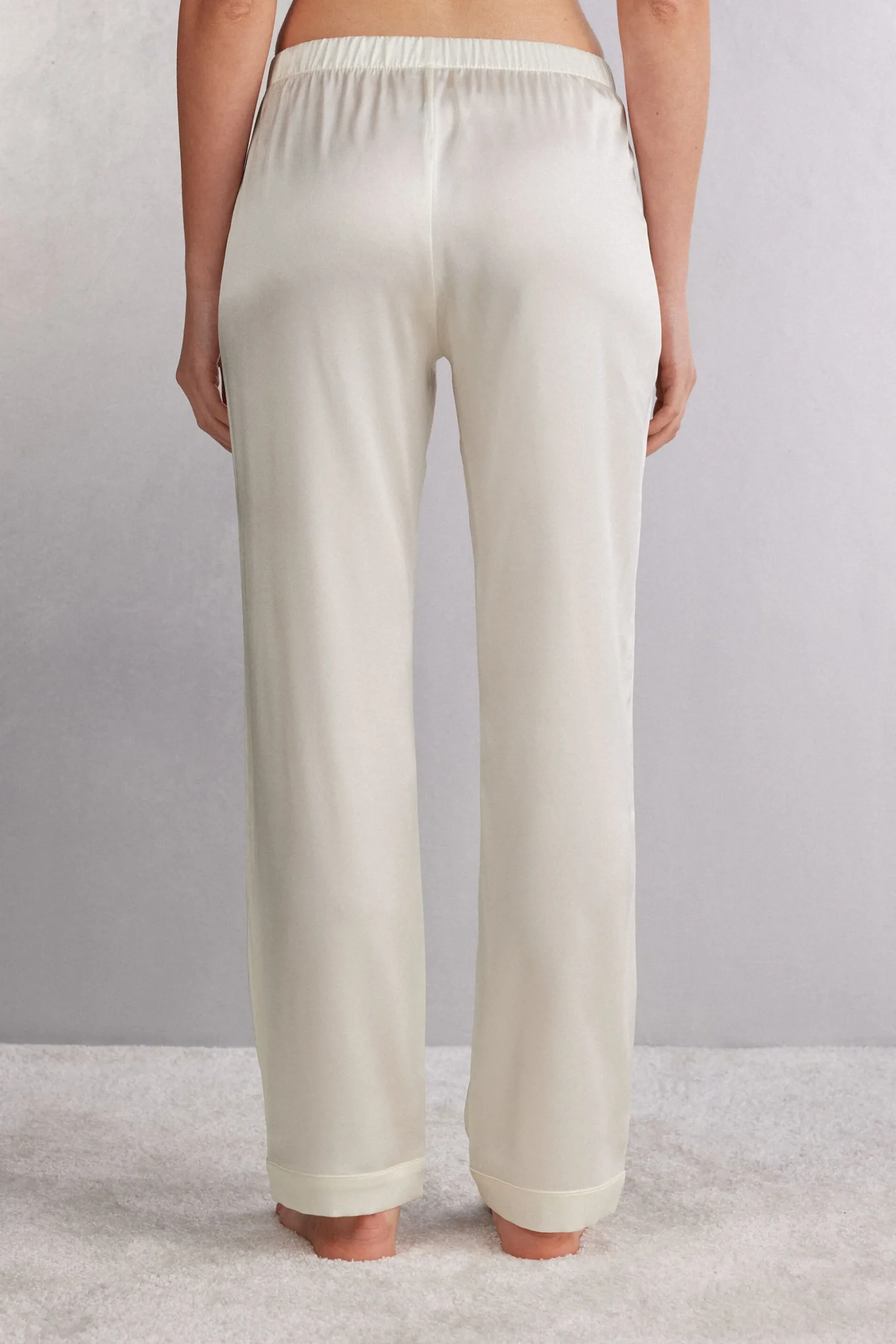 Pantalone lungo in Seta