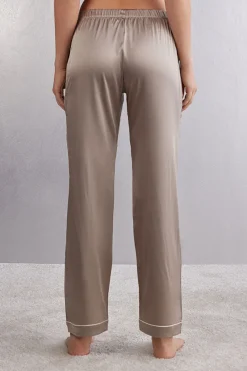Pantalone lungo in Seta
