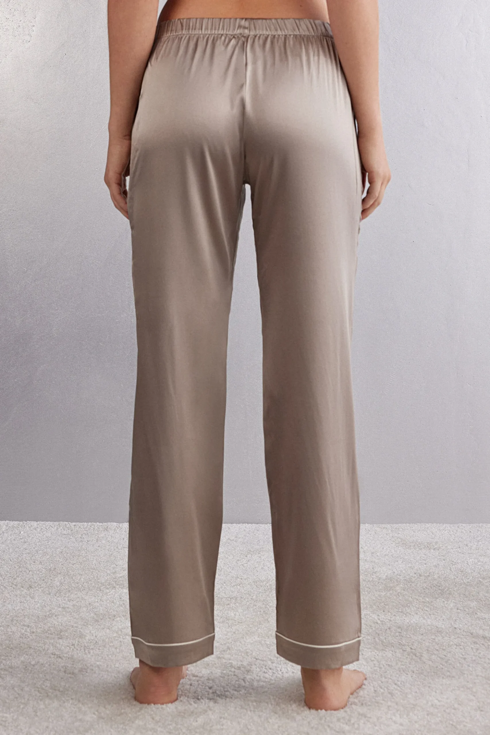 Pantalone lungo in Seta