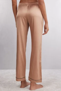 Pantalone lungo in Seta
