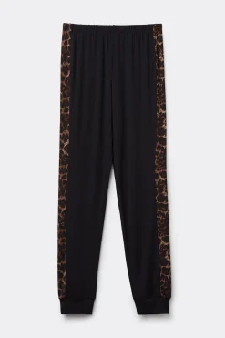 Pantalone Polsino Modal Luxurious Leopard