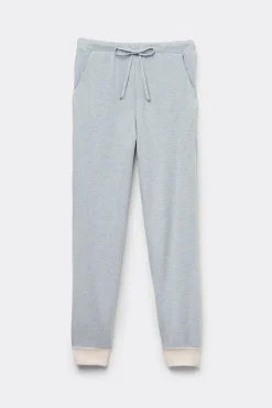 Pantaloni Polsino in Modal con Lana Cold Winter Night