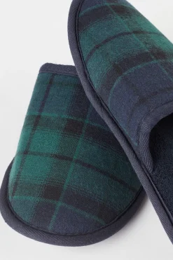 Pantofola Tartan Verde