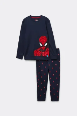 Pigiama Lungo Bambino Cotone Marvel-Spider-Man