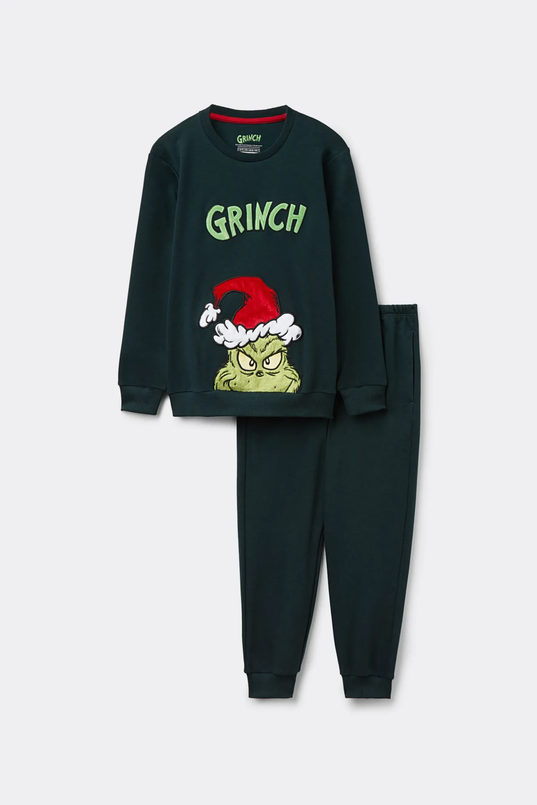 Pigiama Lungo Bambino in Cotone The Grinch Dr Seuss™