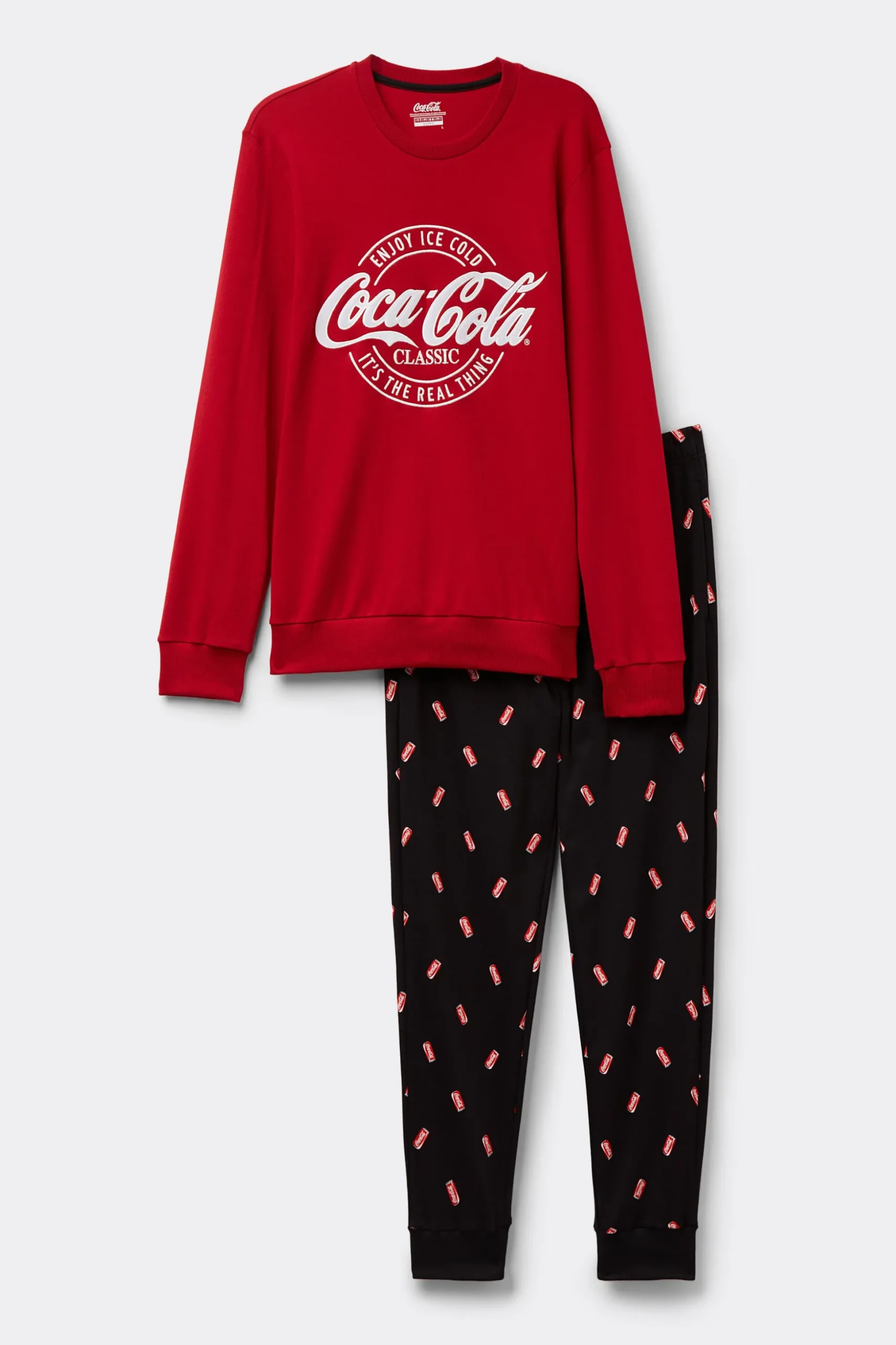 Pigiama Lungo Cotone Logo Coca-Cola®