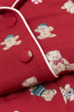 Pigiama Lungo in Modal Teddy Christmas