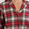 Pigiama Lungo Tela di Cotone Garzata Warm Tartan
