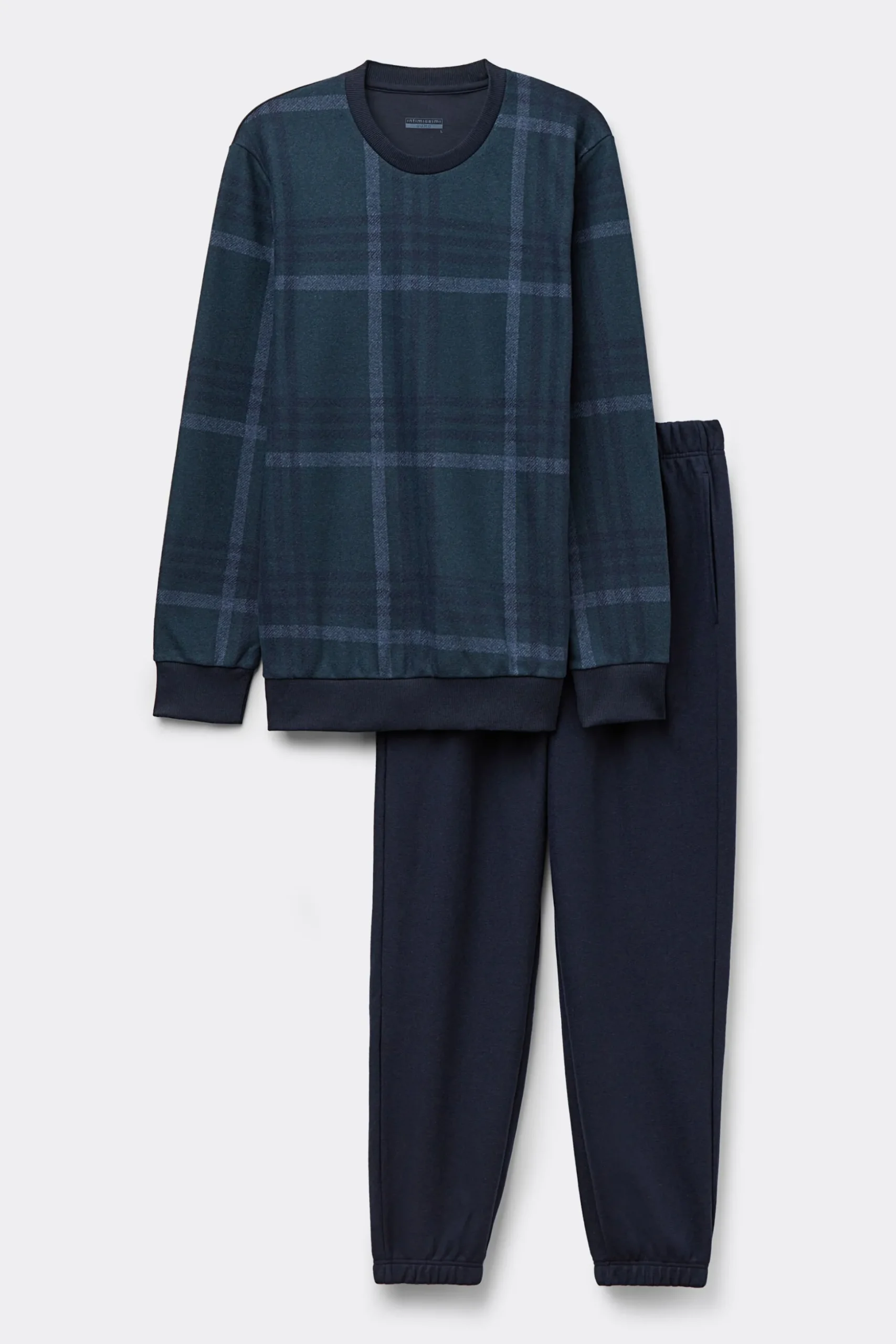 Pigiama Lungo Tricot Fantasia Check