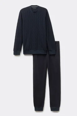 Pigiama Lungo Tricot Trecce