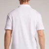 Polo Manica Corta in Cotone Fiammato