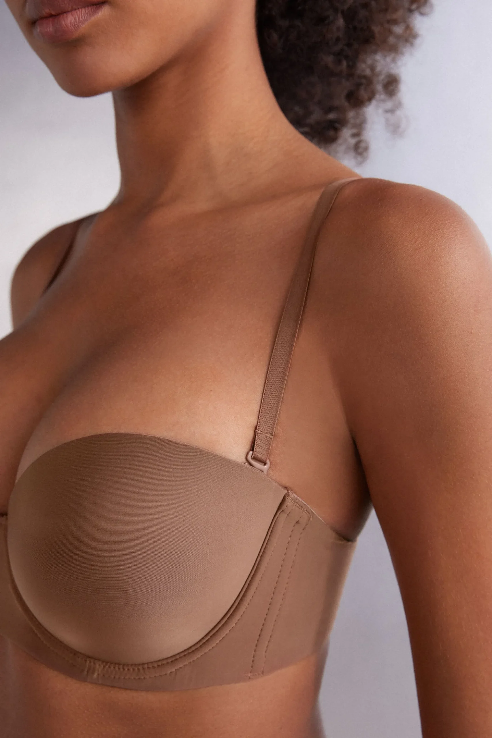 Reggiseno a Fascia Giada in Microfibra