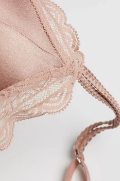 Reggiseno a Triangolo Tiziana in Seta e Pizzo