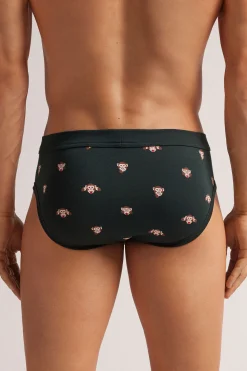 Slip Cotone Superior Stampa Scimmie