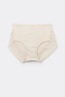 Slip Vita Alta in Microfibra Ultralight e Pizzo
