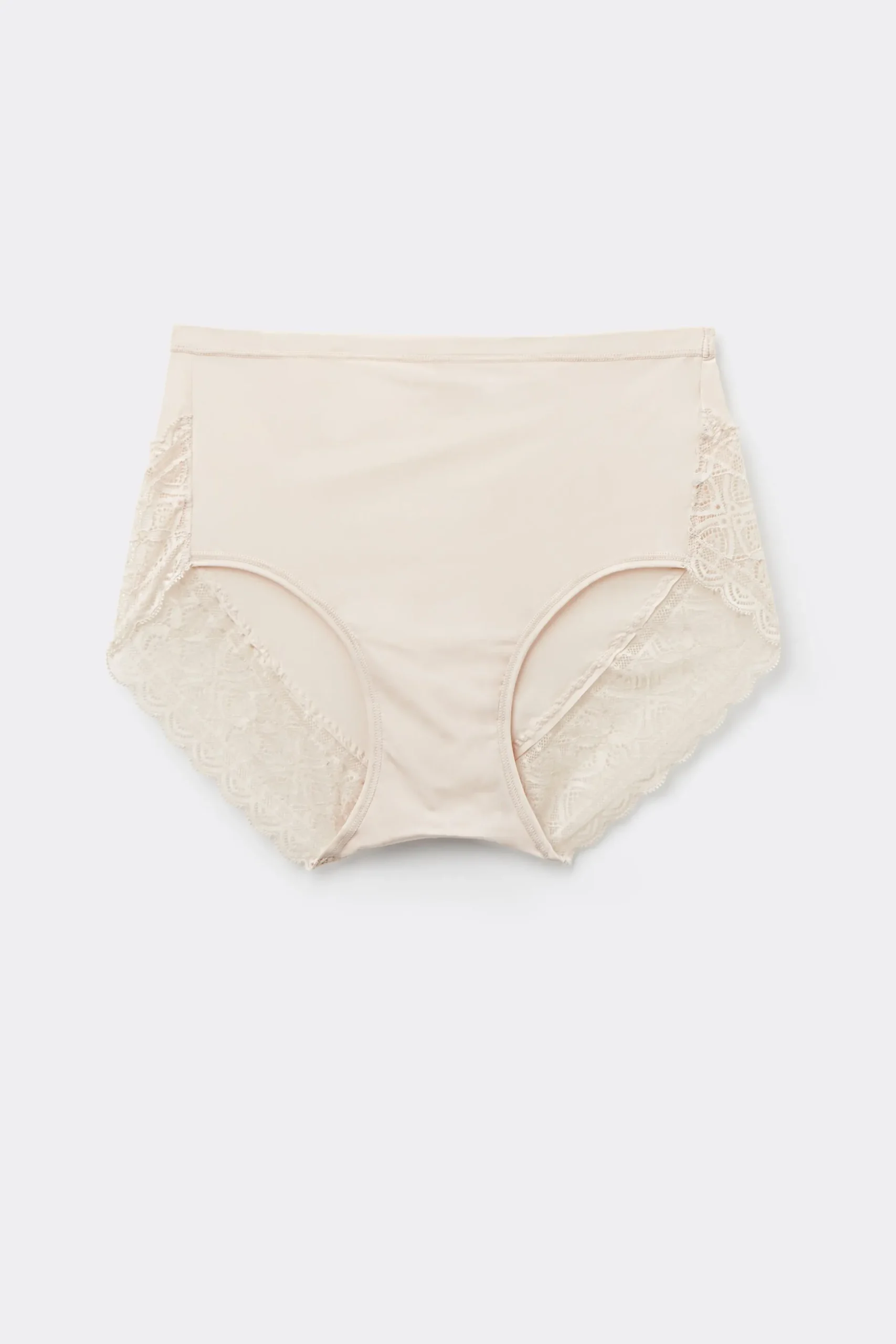 Slip Vita Alta in Microfibra Ultralight e Pizzo